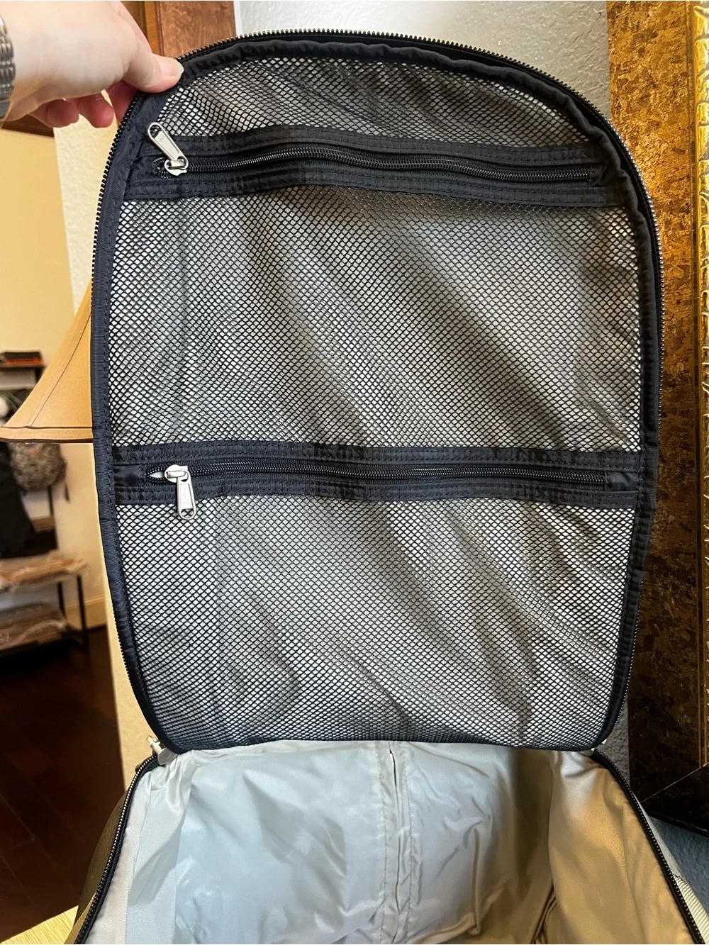 REI Olive/Tan Rolling Travel Backpack with Telescopic Handle